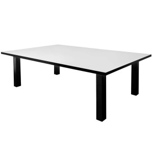 Conference office table H- 76 cm W- 220 cm D- 130 cm white N