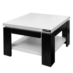 Office side table H- 50 cm W- 60 cm D- 60 cm alpine white / black N