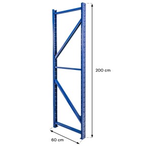 Fortis Light shelving frame 200 cm (H) x 60 cm depth