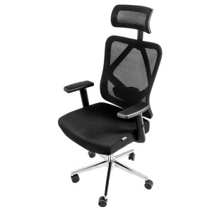 Furvero Eclipse BM/A3D/L3D/H2D Swivel Office Chair, Black