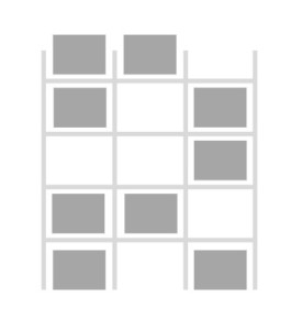 Fami ST Line Rack 2,05m (h) x 1,03cm width, 0,52m depth for small parts [ST1050] add-on module 8 levels + 24 boxes with 28l capacity